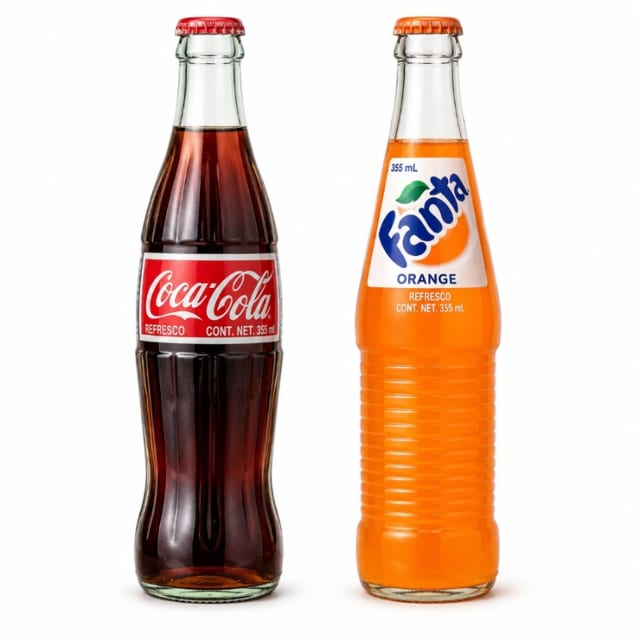 Fanta Orange Mexico Glass BTL.