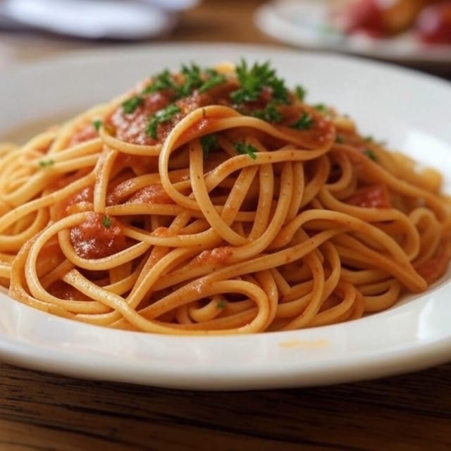 Linguine with Red or White Clam Sauce.