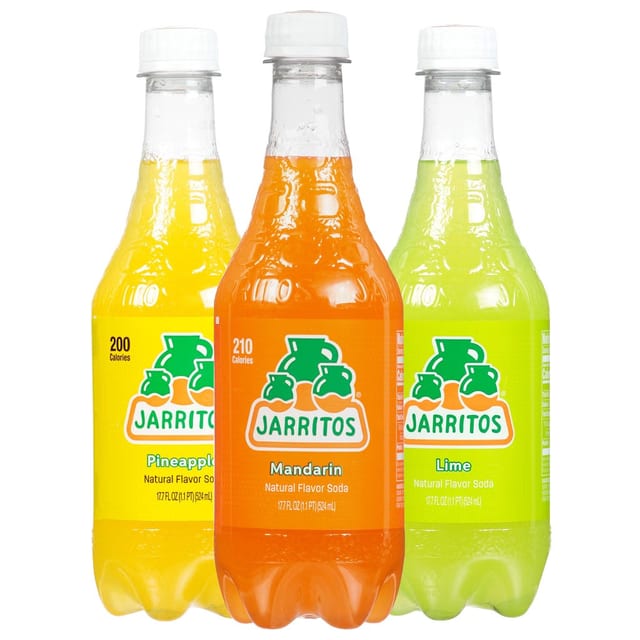 Jarritos Lime Soda.