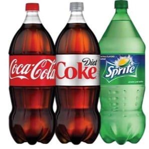 2 Liters Soda.